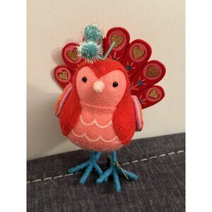 Featherly Friends Target Felt Pink Peeker  Bird Valentines 2020 Peacock D19